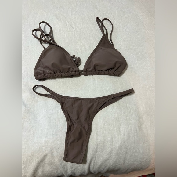 Amazon sexy brown bikini size large - Picture 1 of 2
